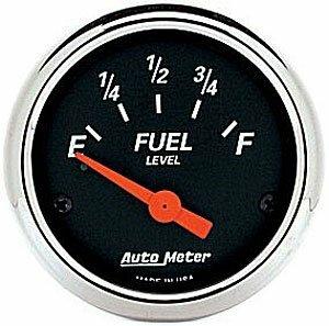 Auto Meter 2-1/16" FUEL LEVEL, 0-30 Ω, DB - 1425