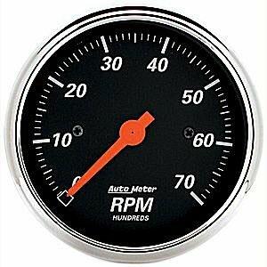 Auto Meter 3-1/8" IN-DASH TACHOMETER, 0-7,000 RPM, DESIGNER BLACK - 1478