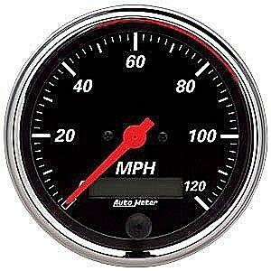 Auto Meter 3-3/8" SPEEDOMETER, 0-120 MPH, DESIGNER BLACK - 1479