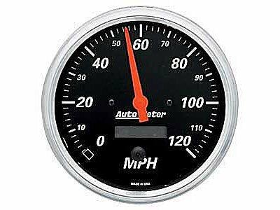 Auto Meter 5" SPEEDOMETER, 0-120 MPH, DESIGNER BLACK - 1489