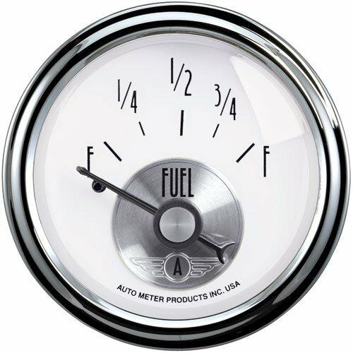 Auto Meter 2-1/16" Fuel Level 0-90 Ω SSE Prestige Pearl - 2015