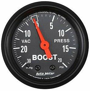 Auto Meter 2-1/16" BOOST/VACUUM, 30 IN HG/20 PSI, Z-SERIES - 2601