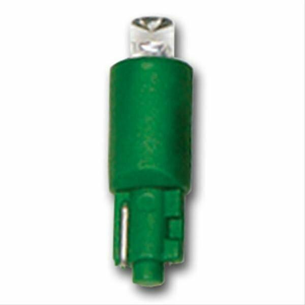Auto Meter LED BULB, REPLACEMENT, T1-3/4 WEDGE, GREEN, FOR MONSTER TACH - 3295