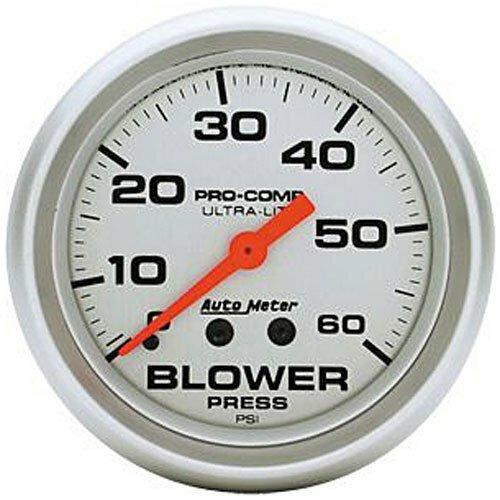 Auto Meter 2-5/8" BLOWER PRESSURE, 0-60 PSI, ULTRA-LITE - 4402