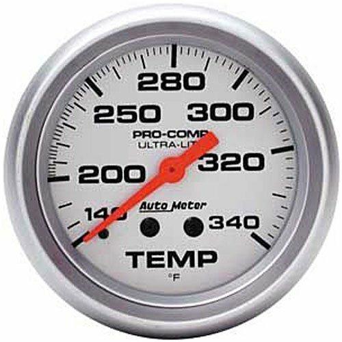Auto Meter 2-5/8" TEMPERATURE, 140-340 °F, ULTRA-LITE - 4435