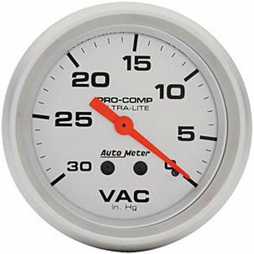 Auto Meter 2-5/8" VACUUM, 0-30 IN HG, ULTRA-LITE - 4484