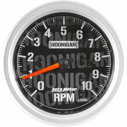 Auto Meter 3-3/8" TACHOMETER, 0-10,000 RPM, IN-DASH, HOONIGAN - 4497-09000