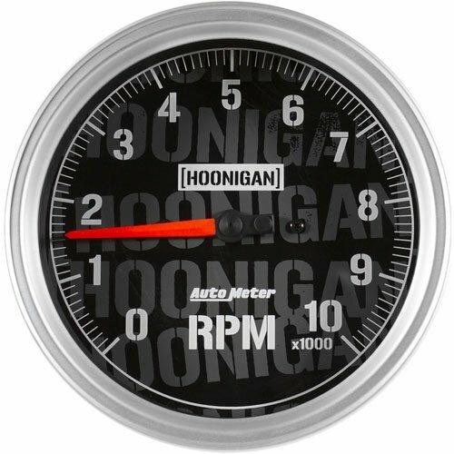 Auto Meter 5" TACHOMETER, 0-10,000 RPM, IN-DASH, HOONIGAN - 4498-09000