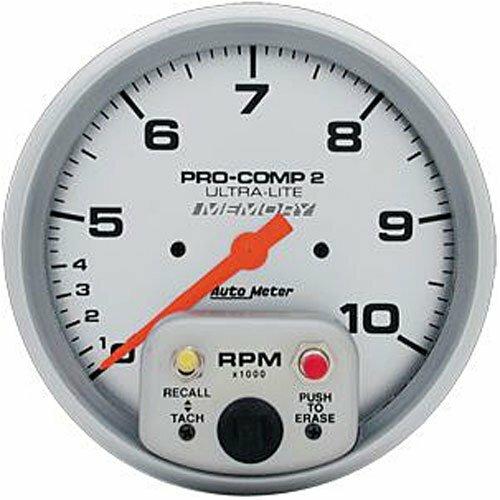 Auto Meter 5" IN-DASH TACHOMETER, 0-10,000 RPM, ULTRA-LITE - 4499