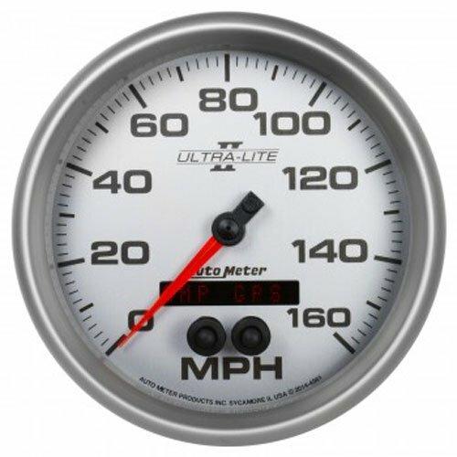 Auto Meter 5" GPS SPEEDOMETER, 0-160 MPH, ULTRA-LITE II - 4981