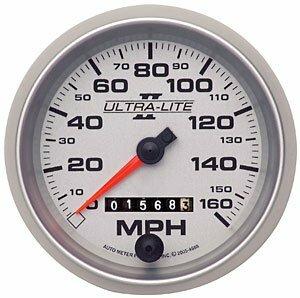 Auto Meter 3-3/8" SPEEDOMETER, 0-160 MPH, ULTRA-LITE II - 4993