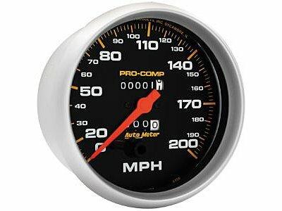 Auto Meter 5" SPEEDOMETER, 0-200 MPH, PRO-COMP - 5156