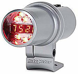 Auto Meter Shift Light, Digital W/ Amber Led, Silver, Pedestal Mount, Dpss Level 1 - 5344
