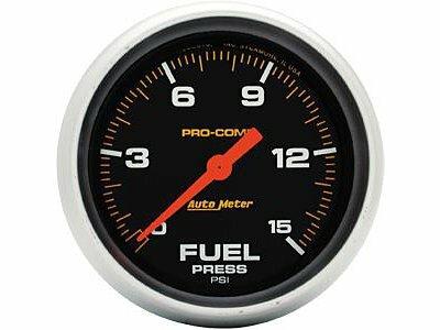 Auto Meter 2-5/8" FUEL PRESSURE, 0-15 PSI, PRO-COMP - 5461