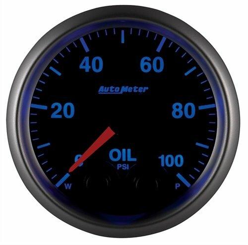 Auto Meter 2-1/16" OIL PRESSURE, 0-100 PSI, ELITE, -4AN SENSOR - 5652-05702-A