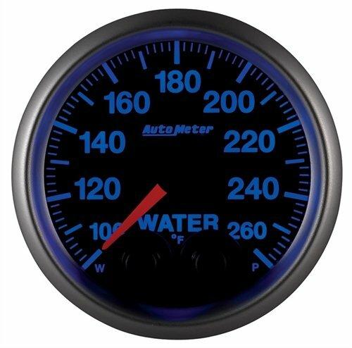Auto Meter 2-1/16" WATER TEMPERATURE, 100-260º, ELITE, HIGH TEMP CALIBRATION - 5654-05702-D
