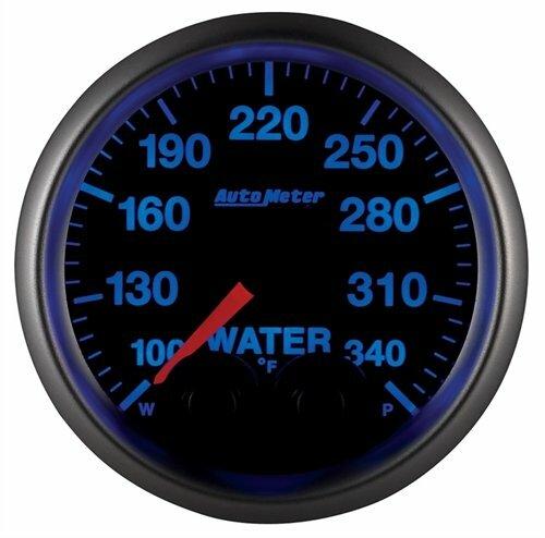 Auto Meter 2-1/16" WATER TEMPERATURE, 100-340º, ELITE, W/O PRO-CONTROL - 5655-05702