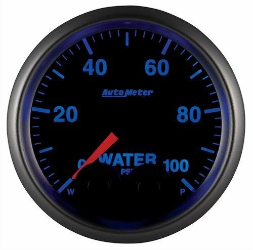 Auto Meter 2-1/16" WATER PRESSURE, 0-100 PSI, ELITE, -4AN SENSOR - 5668-05702-A
