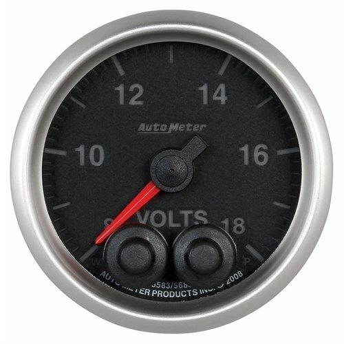 Auto Meter 2-1/16" VOLTMETER, 8-18V, ELITE, W/O PRO-CONTROL - 5683-05702
