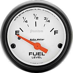 Auto Meter 2-1/16" FUEL LEVEL, 0-30 Ω, SSE, PHANTOM - 5717