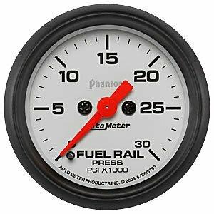 Auto Meter 2-1/16" FUEL RAIL PRESSURE, 0-30K PSI, PHANTOM - 5793