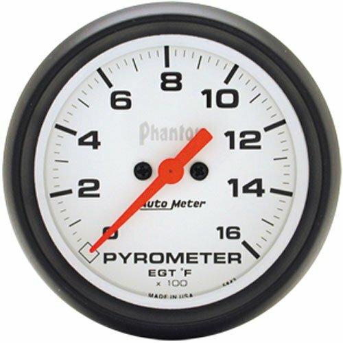 Auto Meter 2-5/8" PYROMETER, 0-1600 °F, PHANTOM - 5844