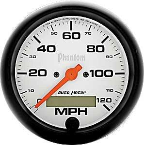Auto Meter 3-3/8" SPEEDOMETER, 0-120 MPH, PHANTOM - 5887