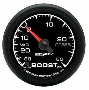 Auto Meter 2-1/16" BOOST/VACUUM, 30 IN HG/30 PSI, ES - 5903