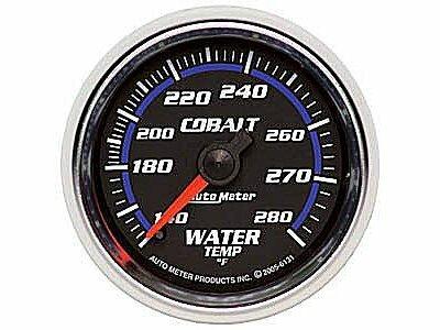 Auto Meter 2-1/16" WATER TEMPERATURE, 140-280 °F, COBALT - 6131