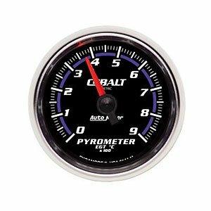 Auto Meter 2-1/16" PYROMETER, 0-900 °C, COBALT - 6144-M