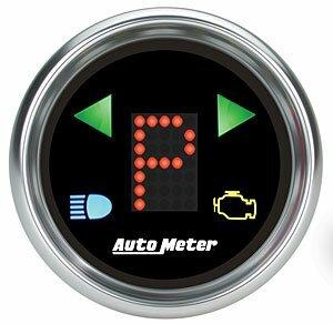 Auto Meter 2-1/16" PRNDL, P,R,N,D,L,OD,O,5,4,3,2,1, COBALT - 6150