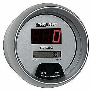 Auto Meter 3-3/8" SPEEDOMETER, 0-260 MPH / 0-260 KM/H, ULTRA-LITE DIGITAL - 6588