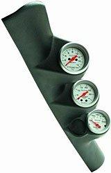 Auto Meter PILLAR KIT, 100-250 °F/0-35 PSI/0-1600 °F, 98-02 DODGE RAM, ULTRA-LITE - 7095