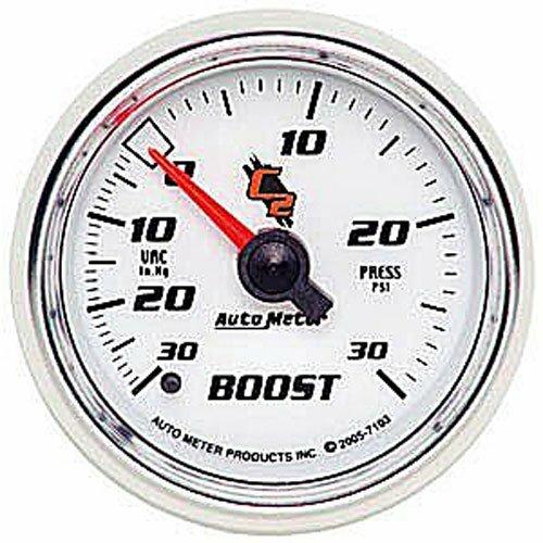 Auto Meter 2-1/16" BOOST/VACUUM, 30 IN HG/30 PSI, C2 - 7103