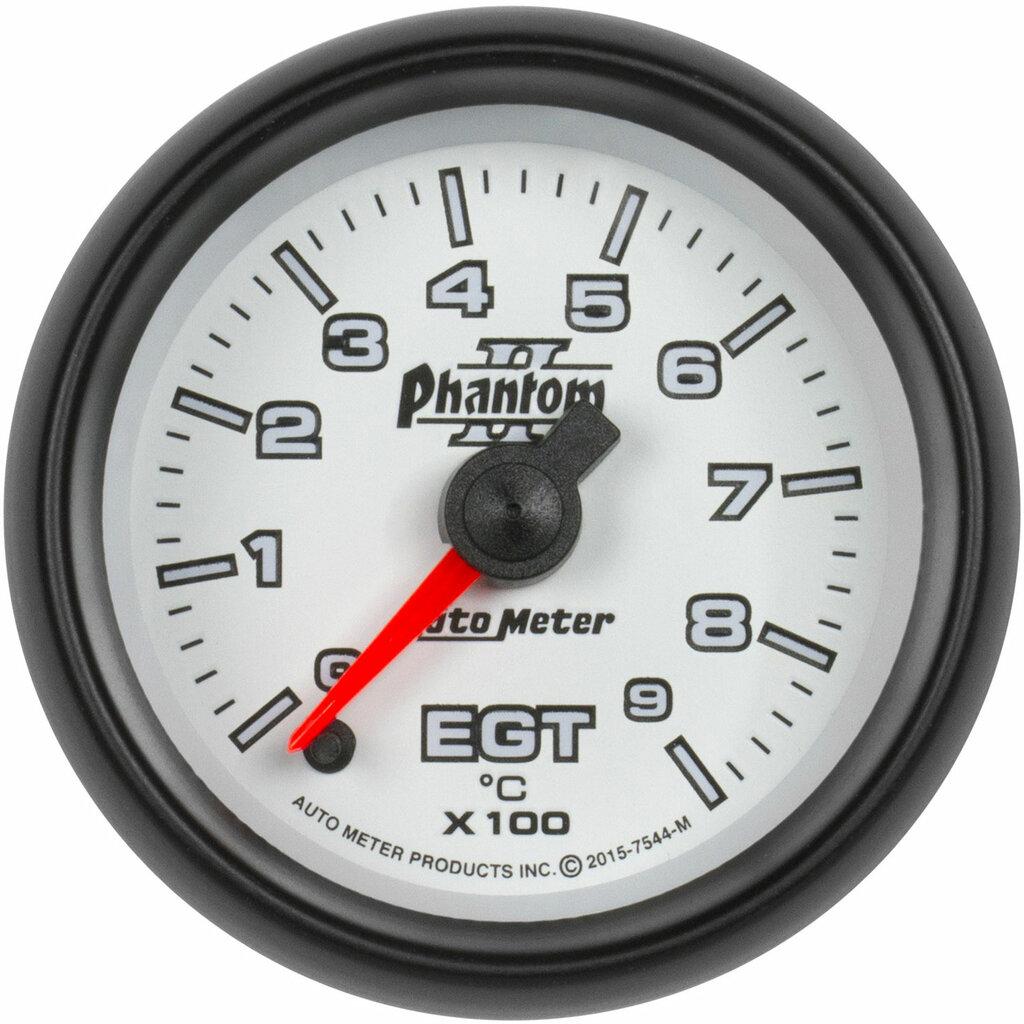 Auto Meter 2-1/16" PYROMETER KIT, 0-900 C, PHANTOM II - 7544-M
