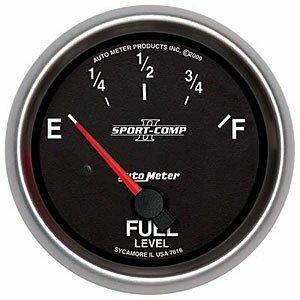 Auto Meter 2-5/8" FUEL LEVEL, 240-33 Ω, SSE, SC II - 7616