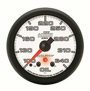 Auto Meter 2-5/8" OIL TEMPERATURE, 100-340 °F, PHANTOM II - 7856