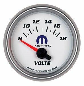 Auto Meter 2-5/8" VOLTMETER, 8-18V, MOPAR - 880252