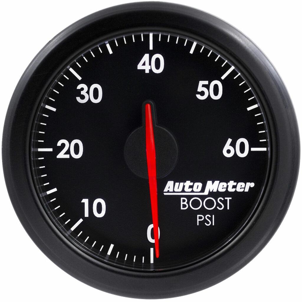 Auto Meter 2-1/16" BOOST, 0-60 PSI, AIRDRIVE, BLACK - 9160-T
