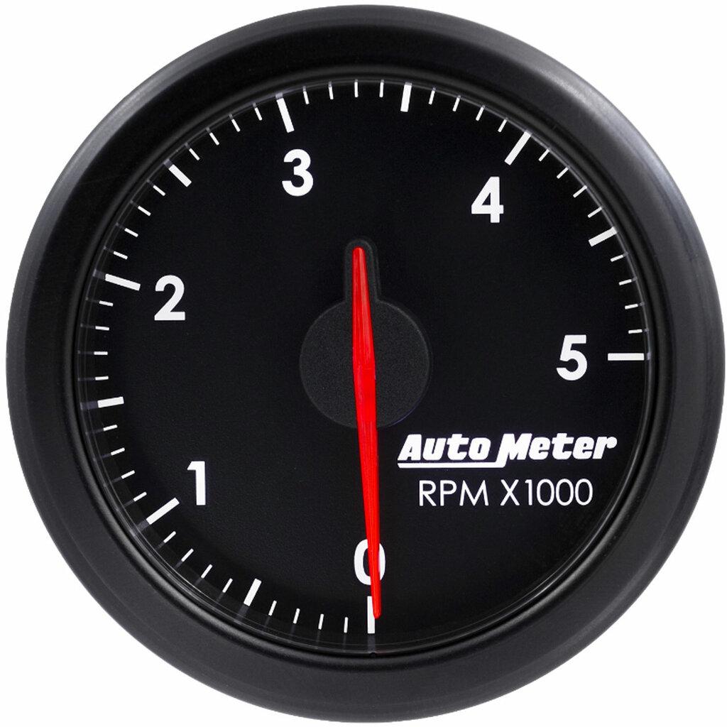 Auto Meter 2-1/16" TACH, 0-5,000 RPM, AIRDRIVE, BLACK - 9198-T