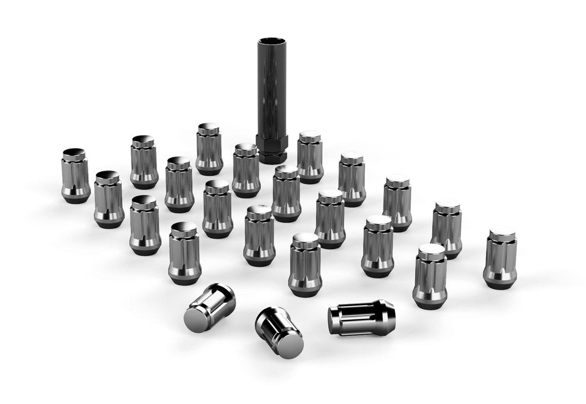 Teraflex Spline Drive Lug Nut Kit 1/2 Inchx20 Chrome 23 pcs - 1050816