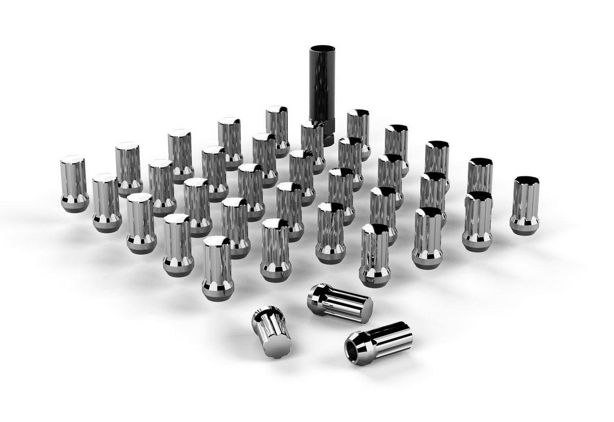 Teraflex Spline Drive Lug Nut Kit 9/16 Inchx18 Chrome 36 pcs - 1050916