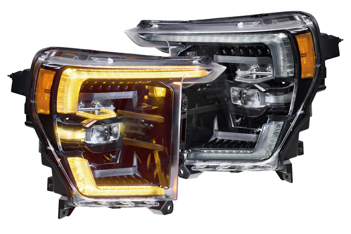 Morimoto XB LED Headlights - Pair / Amber DRL (2021+ F-150) - LF498-A