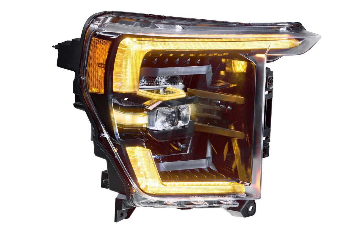 Morimoto XB LED Headlights - Pair / Amber DRL (2021+ F-150) - LF498-A