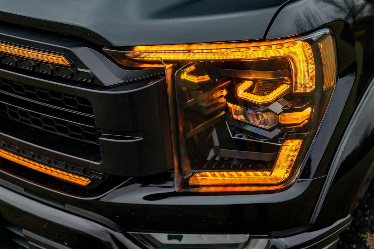 Morimoto XB LED Headlights - Pair / Amber DRL (2021+ F-150) - LF498-A