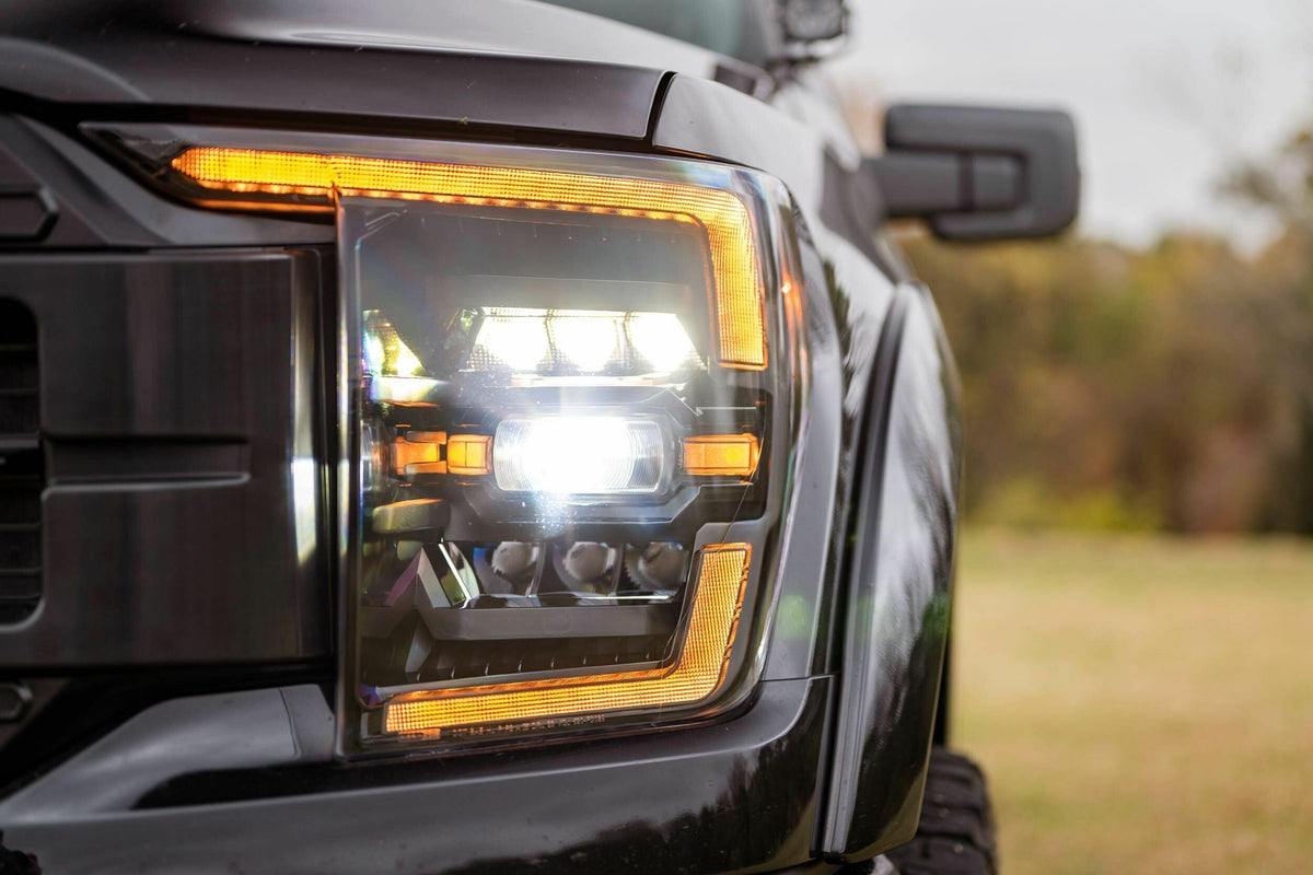Morimoto XB LED Headlights - Pair / Amber DRL (2021+ F-150) - LF498-A