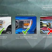 Morimoto XB LED Headlights - Pair / White DRL (2021+ F-150) - LF498