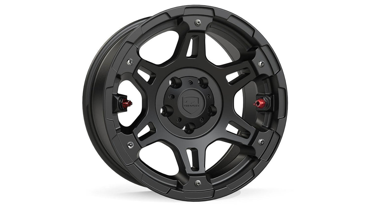 Teraflex Nomad Split Spoke Off-Road Wheel 5x5 Inch -12mm Metallic Black - 1058059