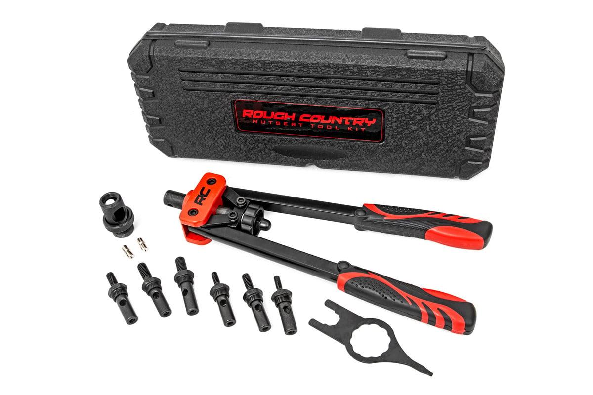 Rough Country Nutsert Tool Kit - 10 Piece System w/ Quick-Change Mandrel Set - 10583
