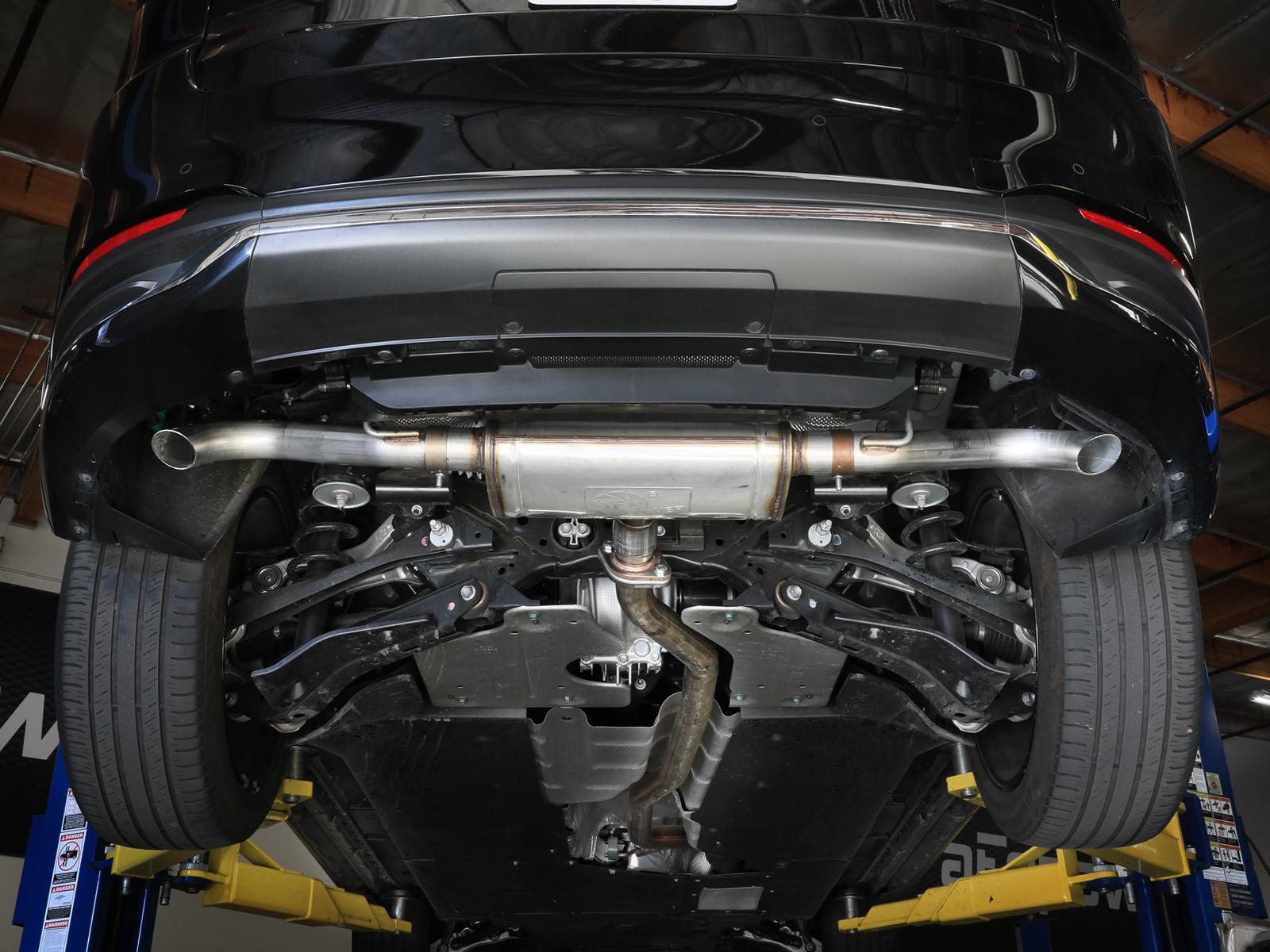 AFE Takeda 3 IN to 2-1/2 IN 304 Stainless Steel Axle-Back Exhaust System (2024-2025 CX-90 , CX-70) - 49-37035